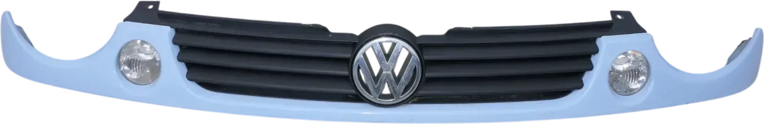 VW Lupo 6X Kühlergrill Grillleiste vorne Leiste blau LR5D hellblau - Bild 1