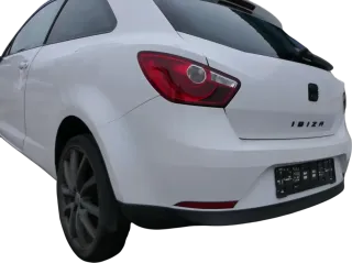 Seat Ibiza 6J Stoßstange Heckstoßstange hinten weiß LB9A 2/3-Türer Spoiler - Bild 15