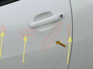 Ibiza 6J Tür vorne links Fahrertür weiß LB9A 2/3-Türer - ohne Anbauteile - Bild 2
