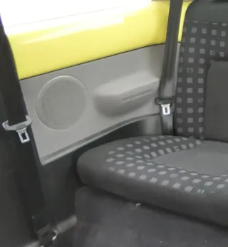 New Beetle 9C Seite Seitenverkleidung Verkleidung hinten rechts grau Abdeckung - Bild 1