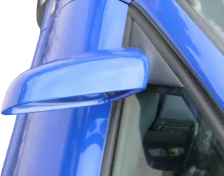 Audi A4 B5 Spiegel Außenspiegel links elektrisch blau LZ5M Glas Kappe - Bild 4