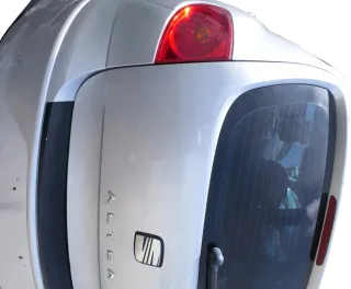 Seat Altea 5P Stoßstange hinten Heckstoßstange Stoßfänger grau silber LS7N - Bild 7