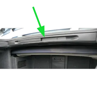 A4 8H Cabrio Verdeck Abdeckung Griff Blende Öffner für Verdeckkasten - Bild 1