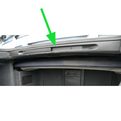 A4 8H Cabrio Verdeck Abdeckung Griff Blende Öffner für Verdeckkasten