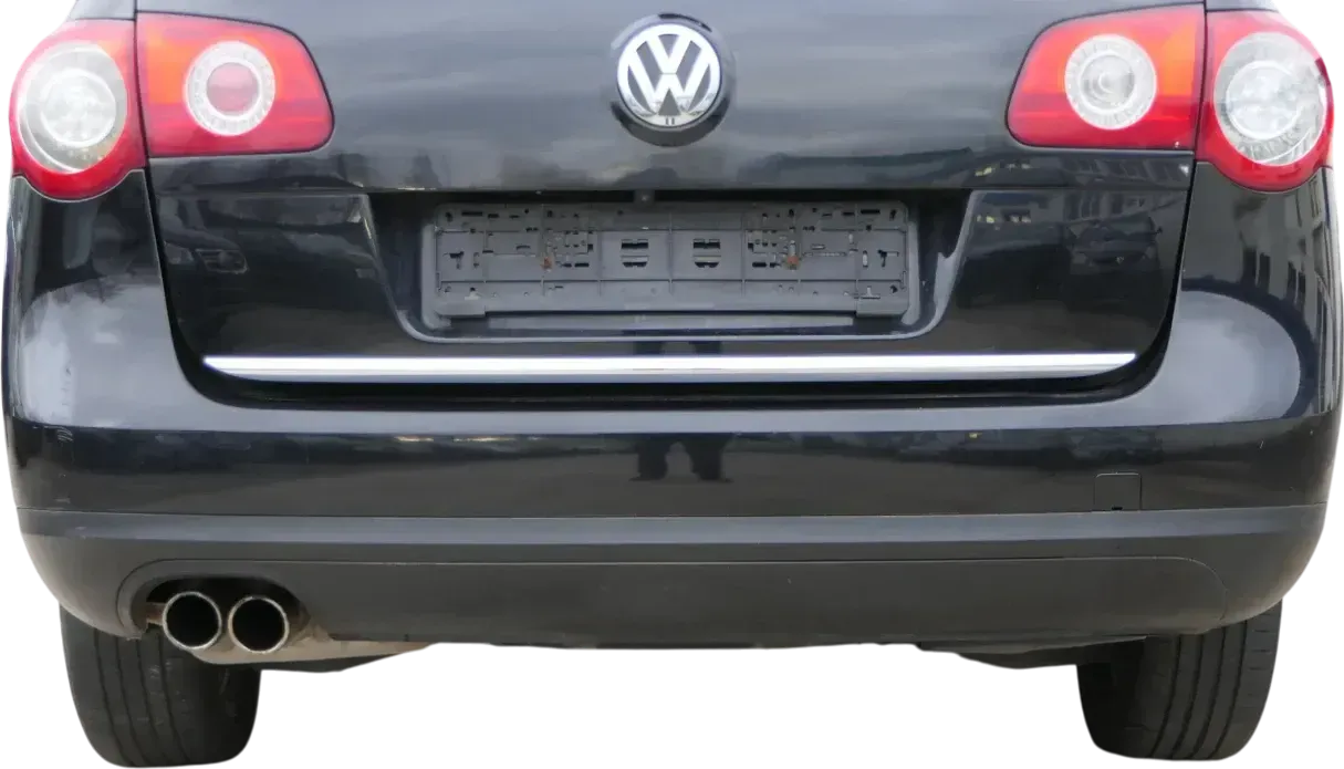 VW Passat 3C Kombi Stoßstange hinten Heckstoßstange schwarz LC9X Stoßfänger - Bild 1