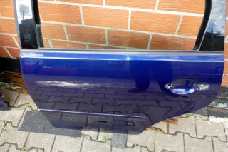 VW Polo 9N 9N3 Tür hinten links blau LB5N 4-Türer (Mängel siehe Text) - Bild 2