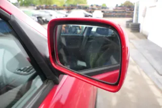 VW Polo Kombi elektrisch Spiegel vorne rechts Außenspiegel rot LY3D bisBj1999 - Bild 2