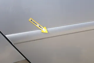 Audi A6 4B C5 Tür Türblatt hinten rechts grau silber LY7M - Bild 5