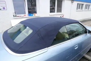 A4 8H Cabrio Dach Scheibe Verdeck Gestell dunkelblau + Himmel - Bild 1