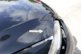 VW Fox 5Z Motorhaube Klappe vorn vorne schwarz L041 Haube - Bild 3