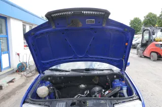 Skoda Fabia 6Y Motorhaube Klappe vorne blau LF5K mit Grill vorn - Bild 2