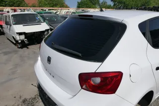 Seat Ibiza 6J Heckklappe Klappe hinten 4/5-Türer weiß LB9A mit Scheibe - Bild 3