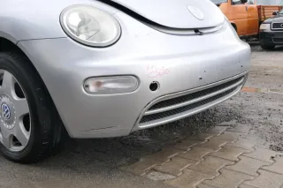 VW New Beetle 9C Stoßstange vorne Stoßfänger vorn silber grau LG9R - Bild 5