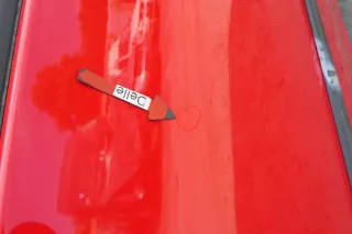 VW Lupo Seat Arosa Tür vorne links Fahrertür rot LP3G (mechanischer Fenster - Bild 4