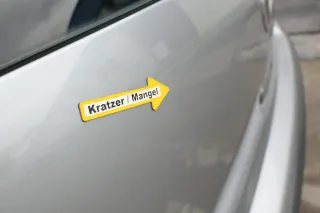 Polo 9N3 9N Heckklappe Kofferraumklappe Klappe silber LA7R grau silber --- Delle - Bild 4