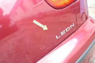 Seat Leon 1M Heckklappe Klappe hinten Kofferraumklappe rot LS3N Spoiler - Bild 11