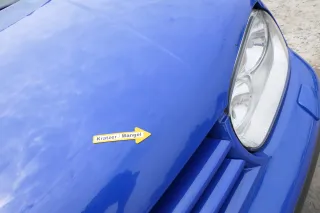 VW Golf 4 Motorhaube Haube Klappe vorne blau LW5Z - Bild 7