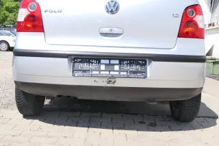 VW Polo 9N 9N3 Stoßstange Heckstoßstange hinten silber grau LA7W - Bild 1