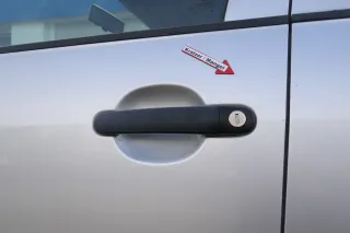 Fabia 6Y Kombi + Limousine Tür vorne links Fahrertür grau LF7T silber ohneAnba - Bild 4