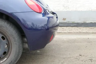 VW New Beetle 9C Stoßstange hinten Stoßfänger blau lila LG5T Heckstoßfänger - Bild 3