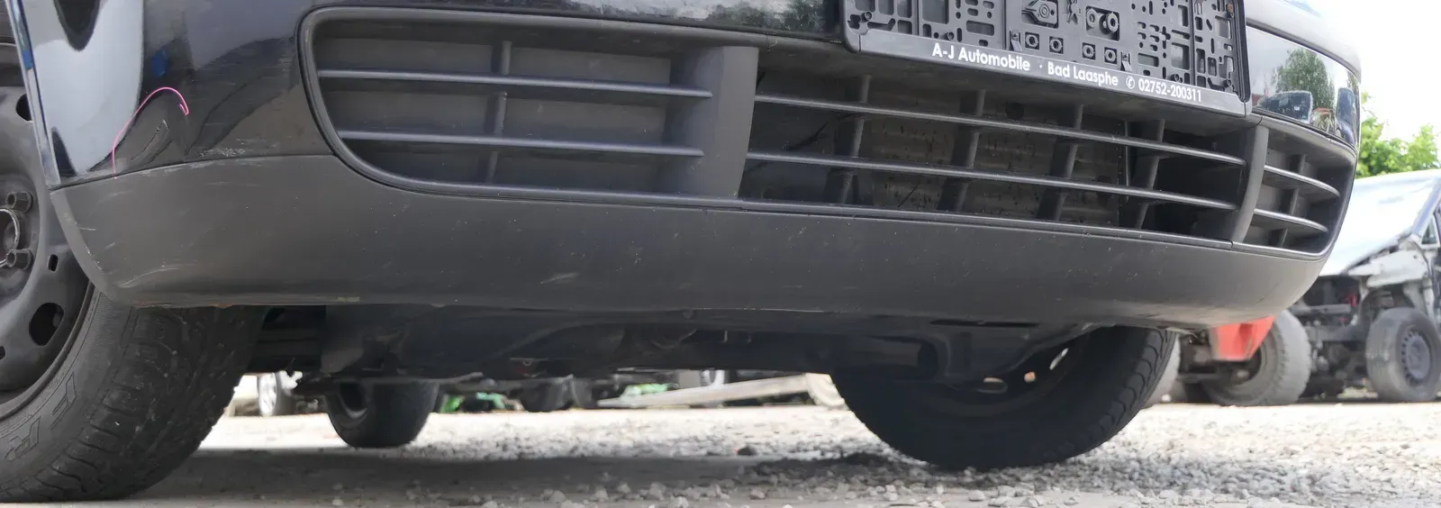 VW Polo 9N Spoiler Lippe vorne (unten an Stoßstange  Frontstoßstange Stoßfänger) - Bild 1