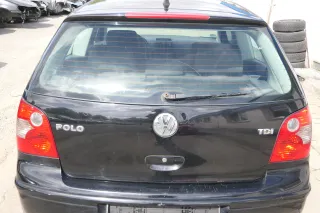VW Polo 9N3 9N Heckklappe Kofferraumklappe Klappe schwarz L041 - Scheibe - Bild 1