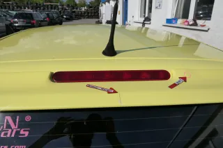 VW Lupo 6X Heckklappe Klappe Kofferraumklappe Scheibe gelb LD1B Spoiler Tuning - Bild 4