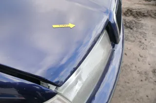 Skoda Octavia 1U Motorhaube Haube Klappe vorne grau LF5U  blau mit Grill - Bild 8