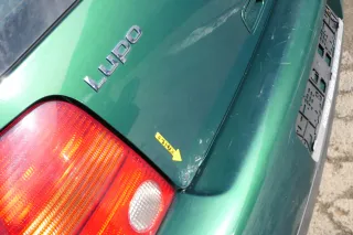 VW Lupo 6X Heckklappe Klappe Kofferraumklappe Scheibe grün LA6N - Bild 4