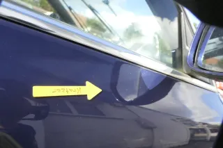 VW Passat 3B 3BG Kombi + Limo Tür vorne rechts Beifahrertür blau LB5N indigoblau - Bild 5