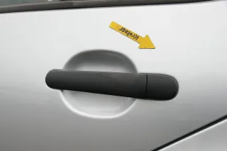 VW Golf 4 Limousine Tür hinten links silber LA7W (KEINkombi) - Bild 7