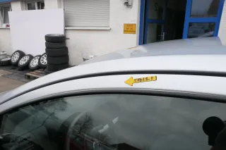 VW Fox 5Z Tür vorne links Fahrertür silber LA7W - Bild 2