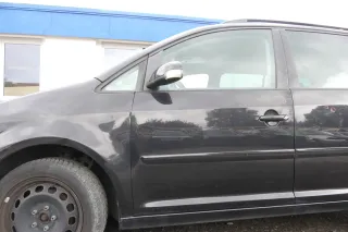 VW Touran 1T 1T3 Tür vorne links Fahrertür schwarz LC9Z OHNE Anbauteile Cross - Bild 1