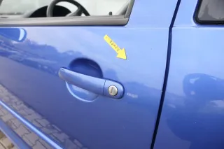 VW Golf 4 Tür vorne links Fahrertür 2/3-Türer blau LW5Y ohneAnbauteile - Bild 7