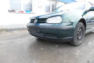 VW Golf 4 Stoßstange vorne Stoßfänger vorn vorne grün LC6M SWR - Bild 3