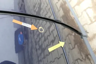 Audi A6 4B C5 Tür Türblatt hinten rechts blau LZ5L - Bild 5