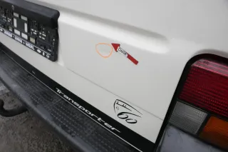 VW T4 Transporter Heckklappe Klappe hinten Kofferraumklappe weiß R902 - Bild 3