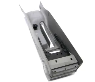VW Golf 4 Bora Becherhalter Mitteltunnel Aschenbecher hinten Verkleidung grau d - Bild 2