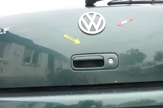 VW Golf 4 Limousine Heckklappe Kofferraumklappe Klappe hinten grün LC6M ohneAn - Bild 3