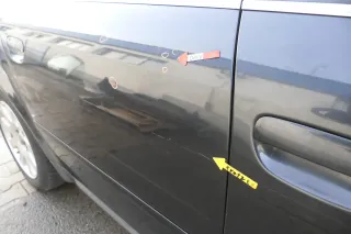 Audi A6 4B C5 Tür nur Türblatt hinten rechts schwarz LZ9W - Bild 3