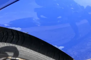 VW Lupo Stoßstange hinten Heckstoßstange Stoßfänger blau LW5Z - Bild 5