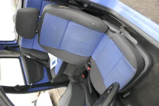 Seat Arosa Lupo Sitz vorne links Fahrersitz Höhenverstellung blau schwarz - Bild 1