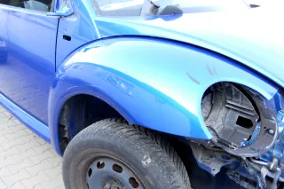 VW New Beetle 9C Kotflügel vorne rechts blau LA5W 1C0821104H - Bild 4