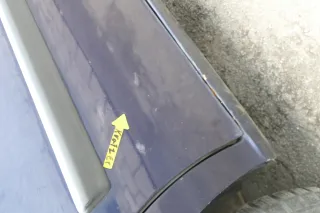 Seat Leon Toledo 1M Tür hinten rechts Beifahrerseite blau LB5N -ohne Anbauteile - Bild 9