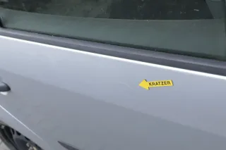 VW Touran 1T 1T3 Tür hinten rechts silber LA7W reflexsilber met mit Scheibe ohne - Bild 3