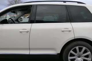 VW Touareg 7L Tür hinten links weiß LR9A - Bild 1