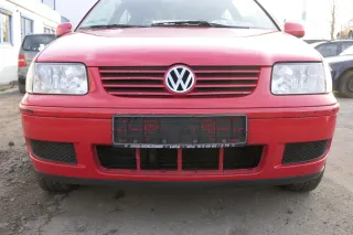 VW Polo 6N2 Stoßstange vorne Frontstoßstange Stoßfänger rot LP3G ohneGrill - Bild 1