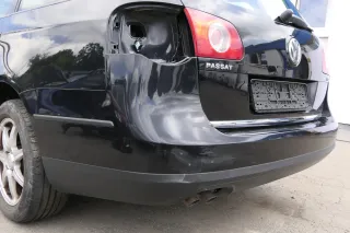 VW Passat 3C Kombi Stoßstange hinten Heckstoßstange Stoßfänger schwarz LC9X deep - Bild 4