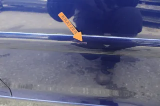 VW Golf 5 V 1K Tür nur das Türblatt hinten links 4/5-Türer  blau LD5Q - Bild 3