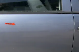 Skoda Fabia 6Y Limousine Stufenheck Tür hinten rechts grau silber LF7U - Bild 2